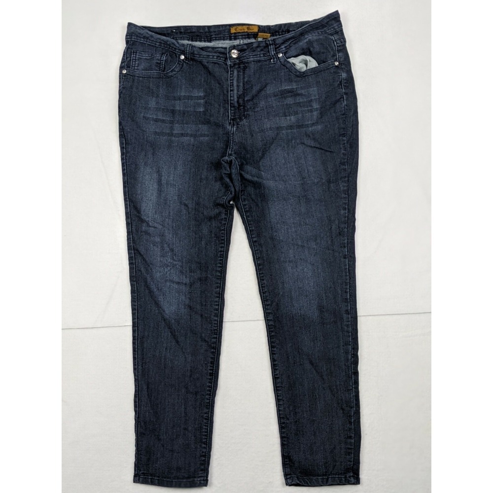 Classic Blue Womens Jeans Sz 20‎ Cotton Blend Blue